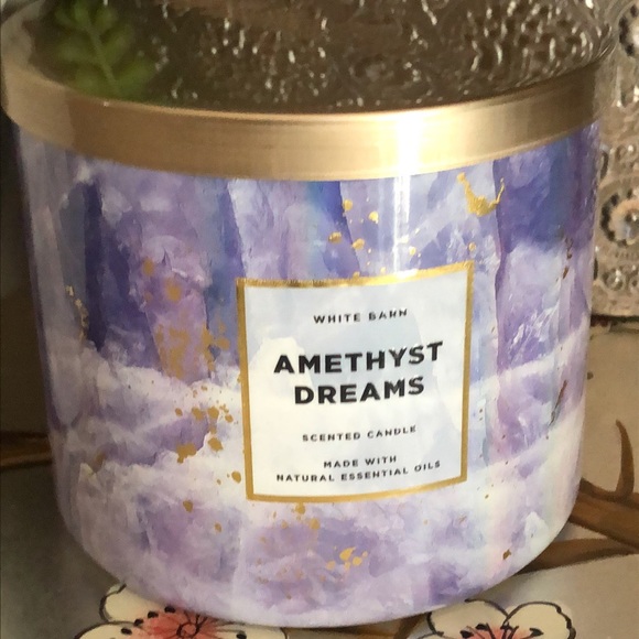 Bath and Bodyworks amethyst dreams three wick candle brand new smells so good - Picture 2 of 4